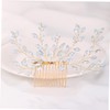 TOVINANNA Wedding Hair Comb Clip Elegant Rhinestone Bridal Hair Accessory