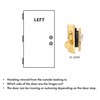 Prime-Line SE 26000 Diecast Single Cylinder Entry Door Mortise Lockset,