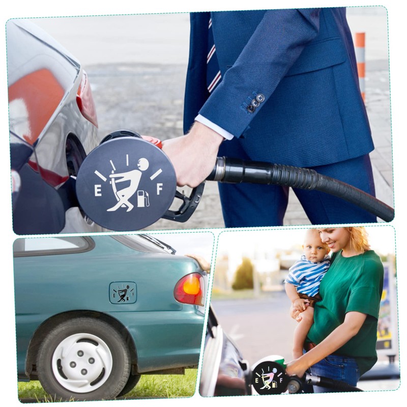 Mobestech 5sets Car Stickers Adorable Tank Decals Easy Application for