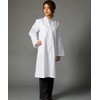 Lab Coatnet Women's Exam Cloth Long Sleeve White, white