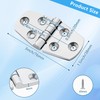 316 Stainless Steel Boat Hatch Hinges,3 inch x 1-1/2 inch