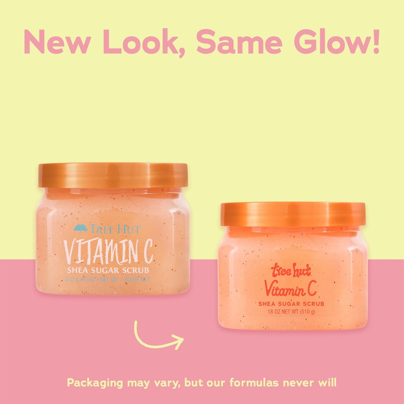 Tree Hut Vitamin C Shea Sugar Scrub, Mothers Day Gifts,