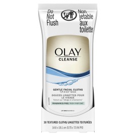 Olay Sensitive Skin Cleansing Wipes Pack of 2 Aloe Makeup Remover 30 Count