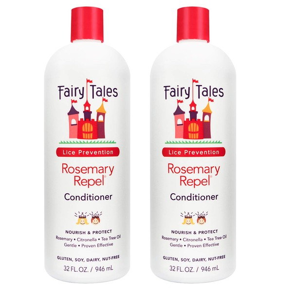 Fairy Tales Rosemary Repel Daily Kids Hair Conditioner for Lice Prevention - 32 oz - 2 Pack