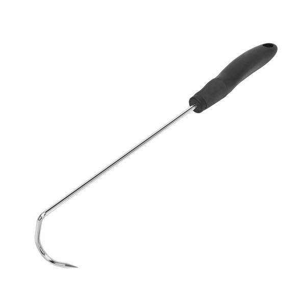 Skyflame 17-inch Food Flipper, Stainless Steel BBQ Meat Turner Hook for Turning Bacon Steak Meat Vegetables Sausage Fish and More - Replaces Grill Spatula Tongs & BBQ Fork