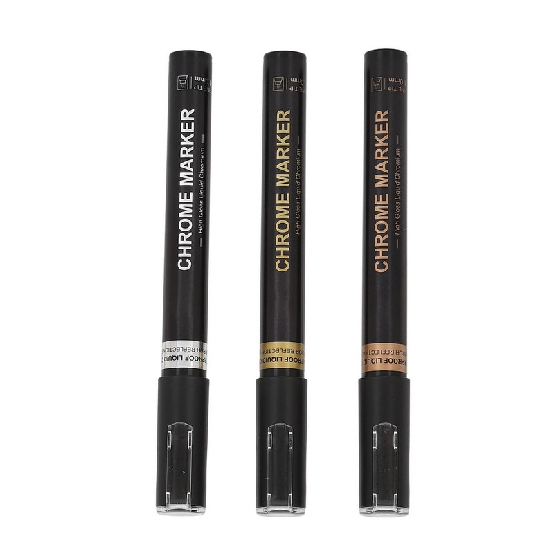 3pcs Nail Art Graffiti Pen Portable Quick Dry Nail Drawing