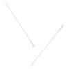 Tabanzhe 2 Sets Clear Plastic Blind Wands - 12 Inches