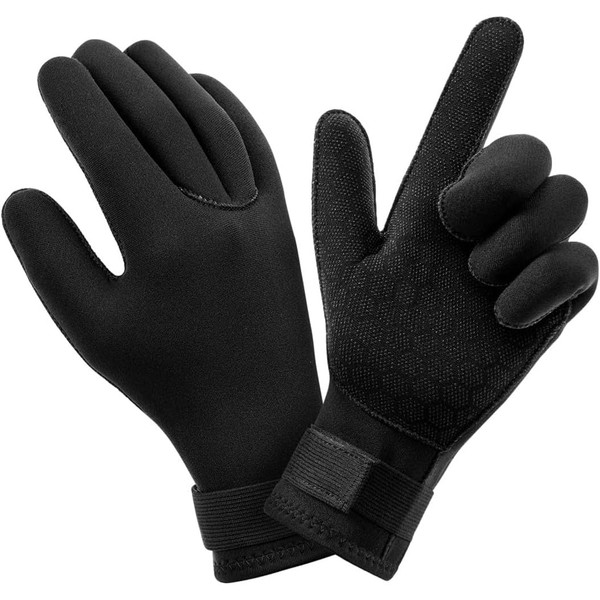 Wsobue 3mm Neoprene Gloves and Socks, 3mm Thermal Diving Gloves