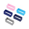 uxcell Watch Band Strap Loops, 16mm Width Rubber Fastener Loop