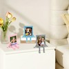 BEYONGME Mini Picture Frames, Cute 3 Pack Small Photo Frames