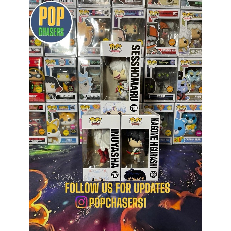 Funko POP! Animation: Inuyasha - Inuyasha, Kagome, & Sesshomaru Set