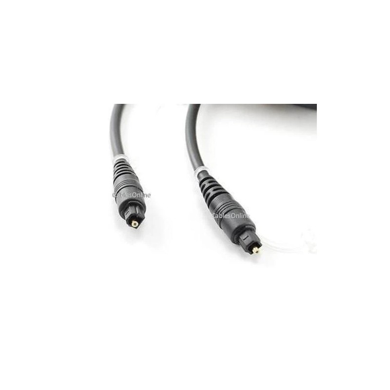 CablesOnline 15ft Fiber Optical Toslink to Toslink Digital Audio Cable