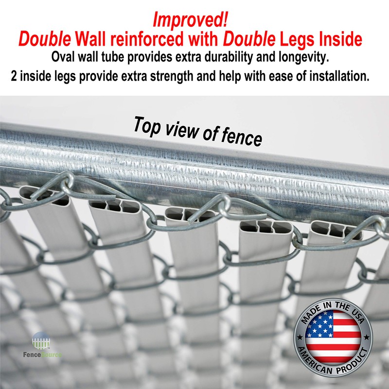 Fence Source Double-Double Bottom Locking Privacy Fence Slat (9 Colors)