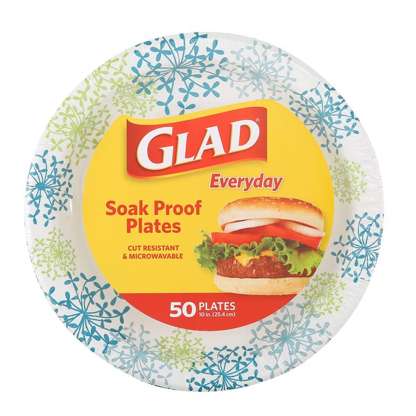 Glad Round Disposable Paper Plates for All Occasions | New