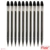 FLAIR Hydra 10 x 0.5mm Tip BLACK Gel Pens Easy