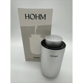 Hoh m Waterless Diffuser  Portable Essential Oil Atomizer Vessel With Oils Silver NIB