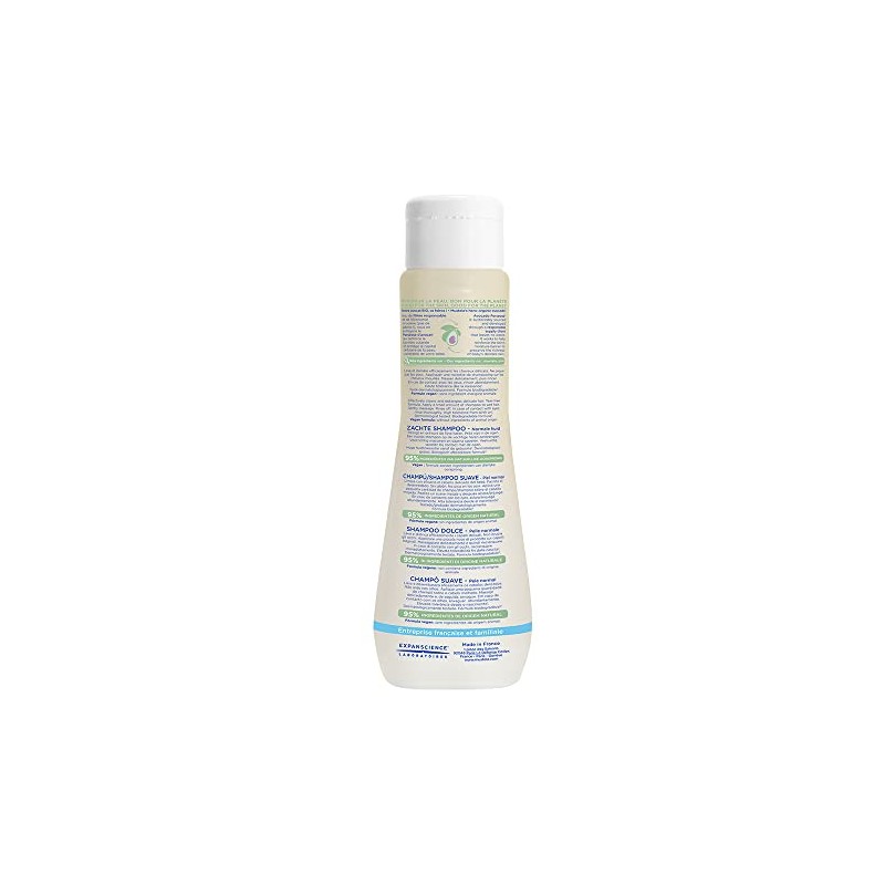 Mustela Shampoo para Bebé Suave, Piel Normal, 200ml
