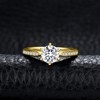 JewelryPalace Classic 1ct Cubic Zirconia Solitaire Engagement Rings for Women,