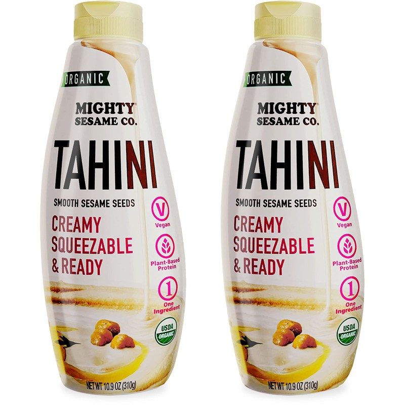 Mighty Sesame Co. Organic Tahini, Squeezable Creamy & Ready Tahini