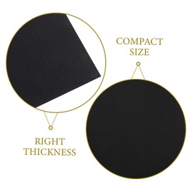 Ipetboom Black Abs Plastic Sheet Thermal Formed Panel for DIY Craft Projects Thick Plastic Panel for Versatile Crafting and Model Making