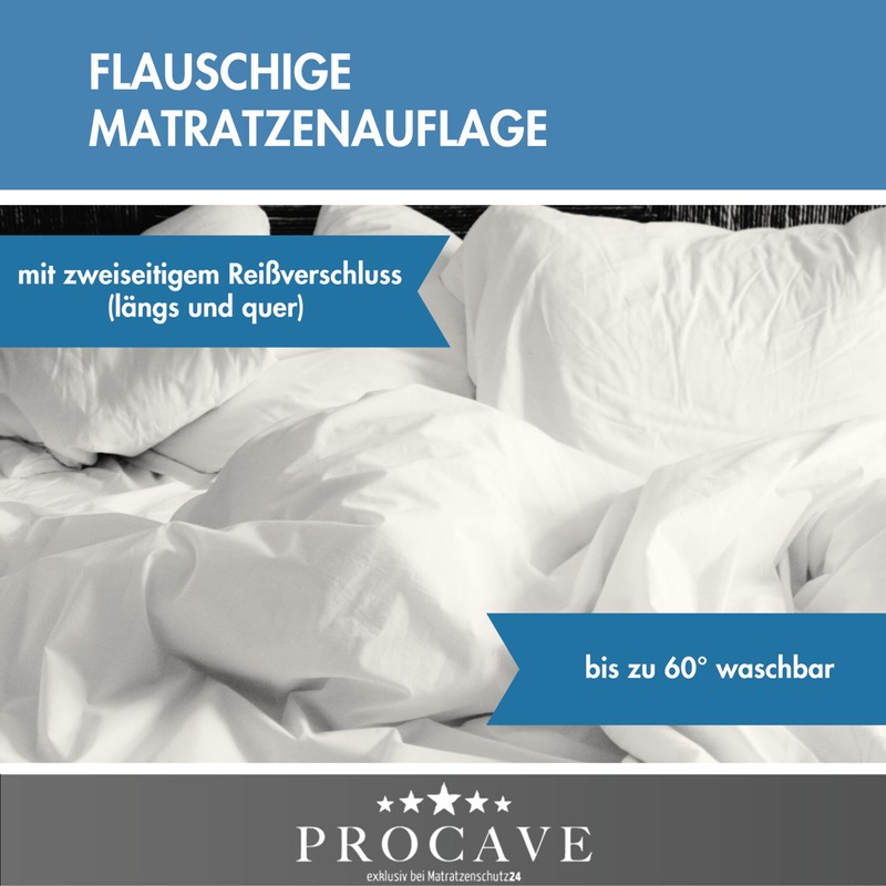 Procave Mattress Cover Terry Cloth Unquilted