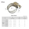20 Pcs Hose Clamp in 304 Stainless Steel Clip for