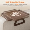 Lifewit Plastic Rotating Couch Armrest Table, Adjustable Sofa Arm Clip