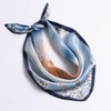 ANDANTINO 100% Pure Mulberry Silk Small Square Scarf -21'' x