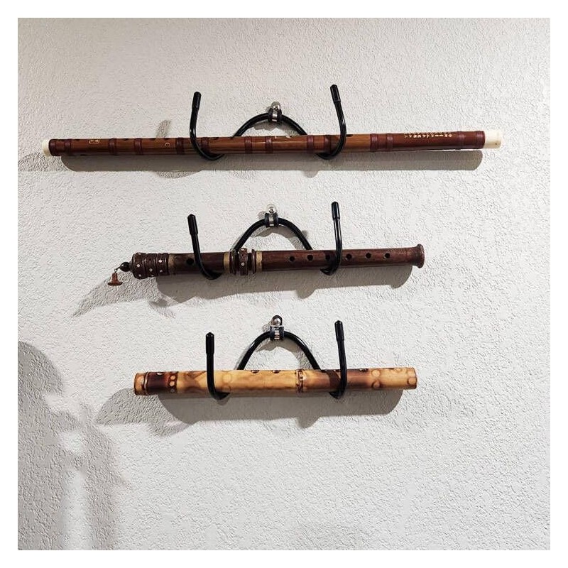 AUXPhome 3 Pack Flute Wall Mount Hanger, Flute Wall Hanger
