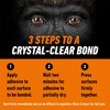 Gorilla Clear Grip Waterproof Contact Adhesive, 3 Ounce Tube, Clear,