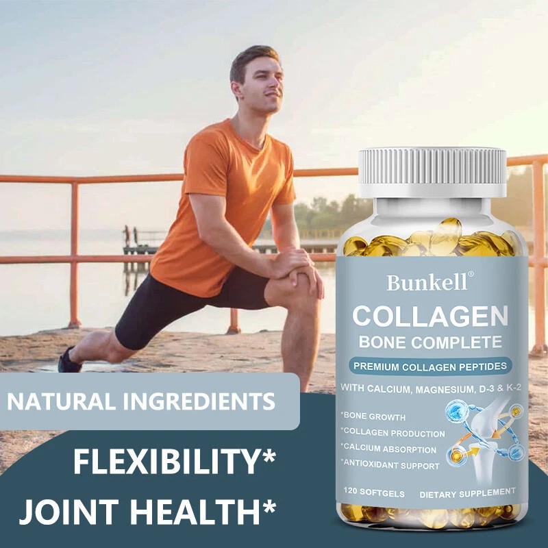 Bunkell Collagen Bone Full Effect Capsules - Natural Ingredients-Bo