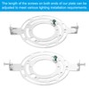 PATIKIL 145mm (5.71") Universal Light Fixture Mounting Bracket Kit, 2set