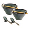 UNICASA Japanese Ramen Bowl Set with Chopsticks, Spoons and Rests,