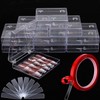 Noverlife 10PCS Press On Nail Storage Box, 2.6x2.6 inch /