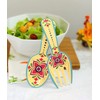 UPware 2-Piece 10.75 Inch Melamine Salad Server/Utensil. Includes Salad Spoon