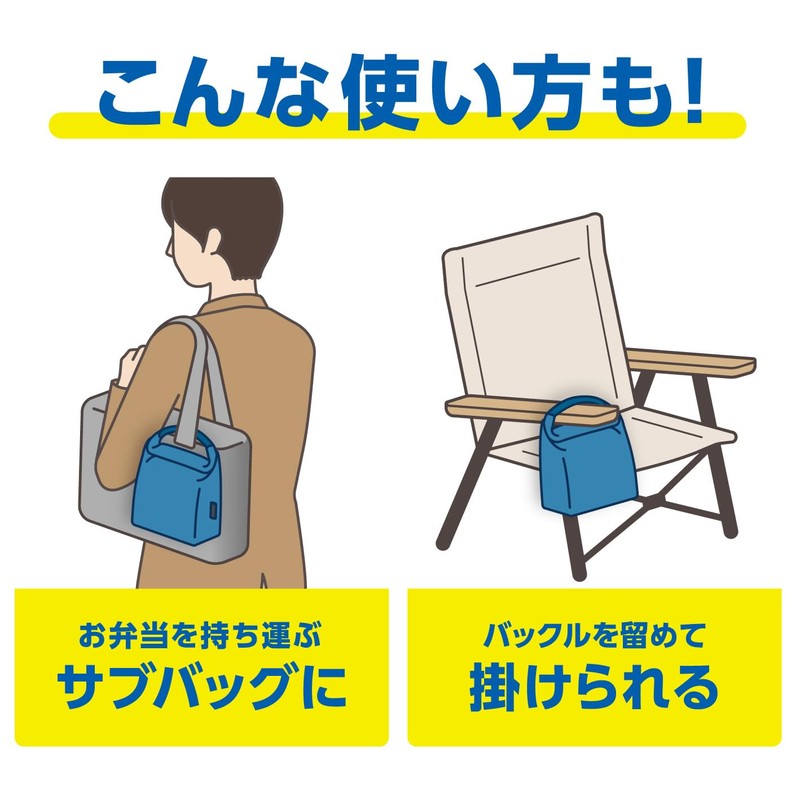 Thermos 5L Ash Blue RFK-005 ASB Cooler Roll Top Bag