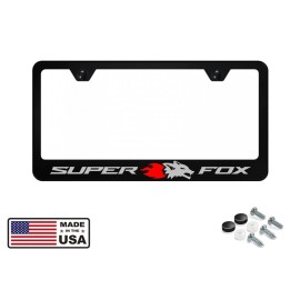 Mustang Fox Body Badge Stainless Steel License Plate Frame for Ford 5.0 GT Model