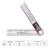 Angle Finder 360° Digital Display Durable Stainless Steel Portable Electronic