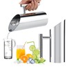 33oz/1L Stainless Steel Water Pitcher with Spout Guard, Food Grade