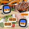 Digital Meat Thermometer Waterproof Stainless Steel Food Thermometer with BBQ