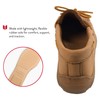 Minnetonka Women's Moosehide Classic Moccasins 10 W Natural