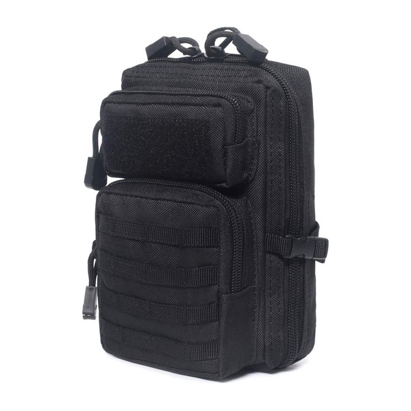 Tactical Molle Compact EDC Tool Pouch (Black)