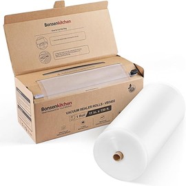 [2025 New] Bonsenkitchen 11” x 150’ Vacuum Sealer Bags Rolls with Cutter for Food Storage, Commercial Grade, BPA Free, Great for Meal Prep and Sous Vide Cooking