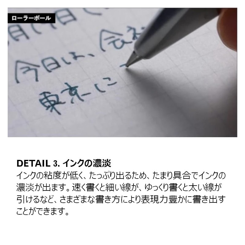 Kokuyo WP Series Pen (Rollerball WP-F200, Black)