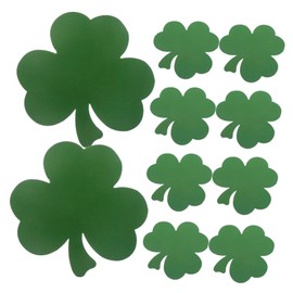 Operitacx 40 Handgeschriebene Kleeblatt-ausschnitte Party-dekorationen Für Den St. Patricks Day Unterrichtsbedarf