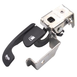HAOTOM OEM Quality Fuel Door Trunk Lid Release Lever Compatible for Hyundai Accent KIA Rio 2006-2011 Fuel Filler Trunk Lid Lock Opener Handle Catch & Cable Assy 815701G000 ‎81570-1G000