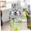 FUNOMOCYA Cocktail Shaker Lid Accessories for Wine Glasses Stainless Steel