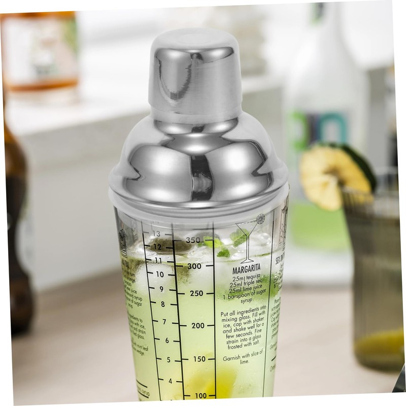 FUNOMOCYA Cocktail Shaker Lid Accessories for Wine Glasses Stainless Steel