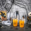 50 Pcs Halloween Disposable Plastic Cups, Spooky 12oz Cold Drink