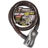 Trimax Alarmed Lock & Quadra-Braid Cable 4' L X 25Mm